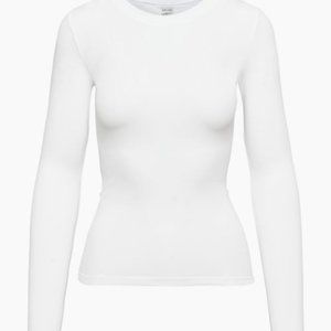 Aritzia Sunday Best SinchSeamless™ Willow Hip Longsleeve - White - With Tags!
